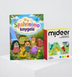 Vandens pagrindo nuplaunami flomasteriai saugus maziems vaikams. spalvinimo knygele dideliais paveiksleliais